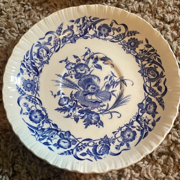 Wedgewood Cornflower of Etruria made in England Set of 4 Saucers Small Plates - Picture 7 of 10